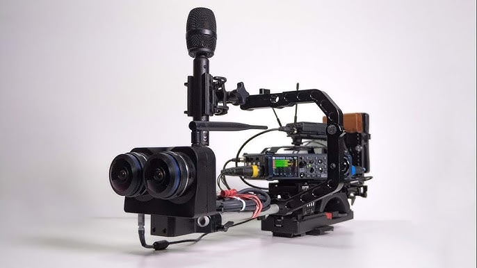 Professional VR 180 camera rig for immersive adult content production